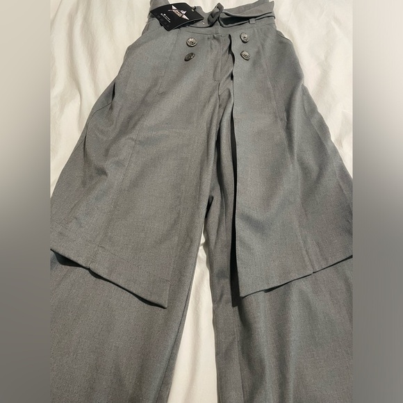 Juliet Allert Wide leg trousers with skirt overlay - Picture 4 of 9